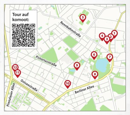 Filmstadt Weißensee - Karte Filmstadt Weißensee - Karte